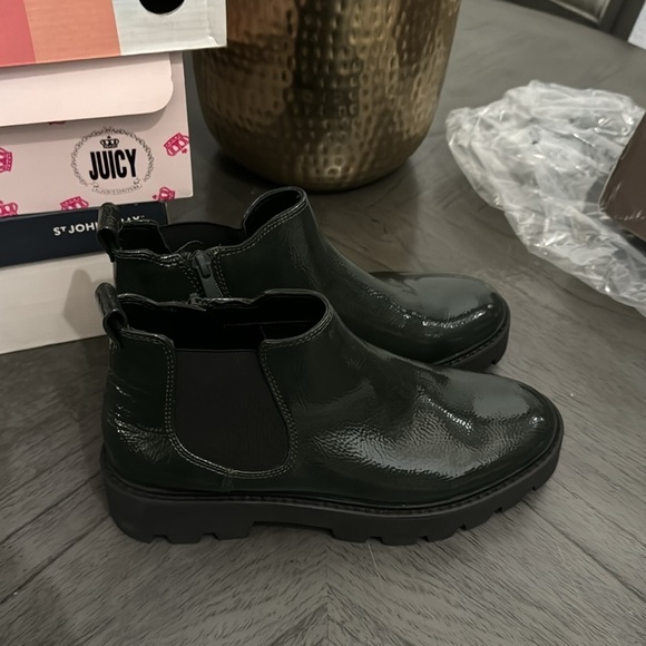 Franco Sarto Womens Balinbooty Ankle Boot Green - Picture 7 of 8